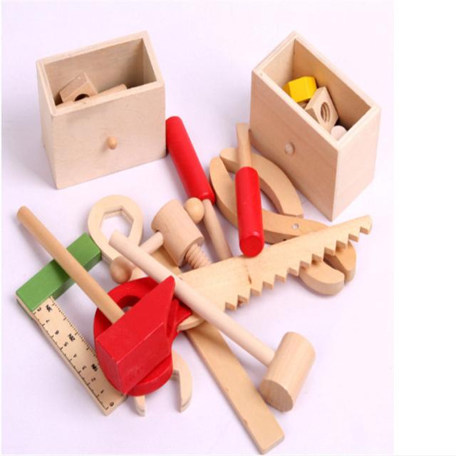 知育玩具 大工さん工具セット おままごと 木のおもちゃ ごっこ遊び